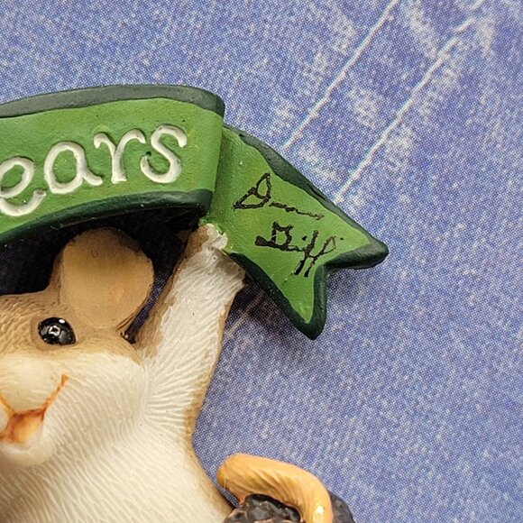 Charming Tails Lapel Pin 5-10-15 Years Triple Anniversary Club Member Autograph - Picture 4 of 4